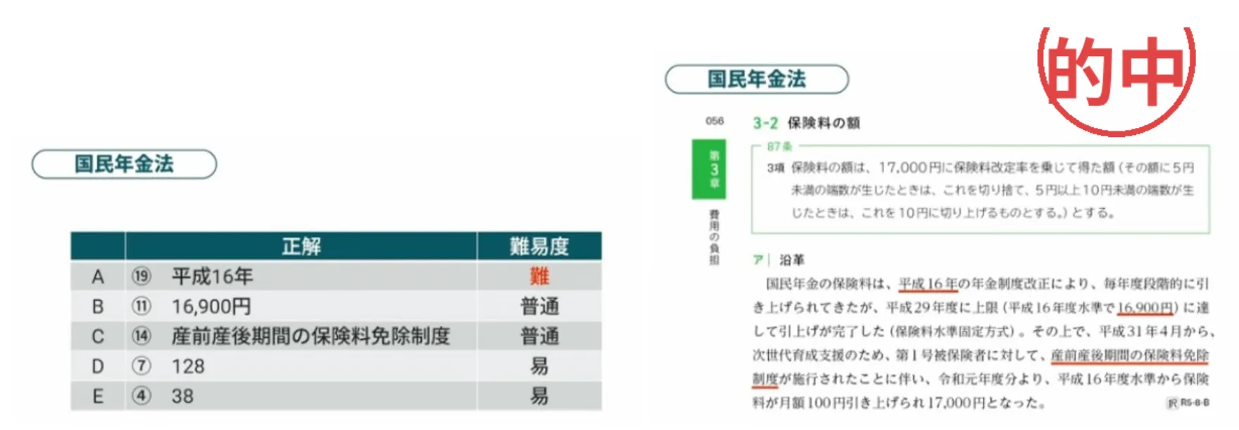 社労士　国民年金法